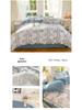 Class A Double Layer Gauze Bedding Set: Bubble Comforter Cover with Washed Cotton for Student Dorms, 3 or 4 Pieces.