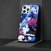 Pokrowiec na Apple Iphone 11 13 12 Mini 14 Pro Max Xr 7 8 + Se 2020 Xs 6 6s Plus 5 5s Czarny silikonowy pokrowiec na telefon Anime Giyuu Tomioka