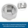 Fork Socket Tool for Fox CTD 3 Pin Outer Piston Removal-- 398-00-504