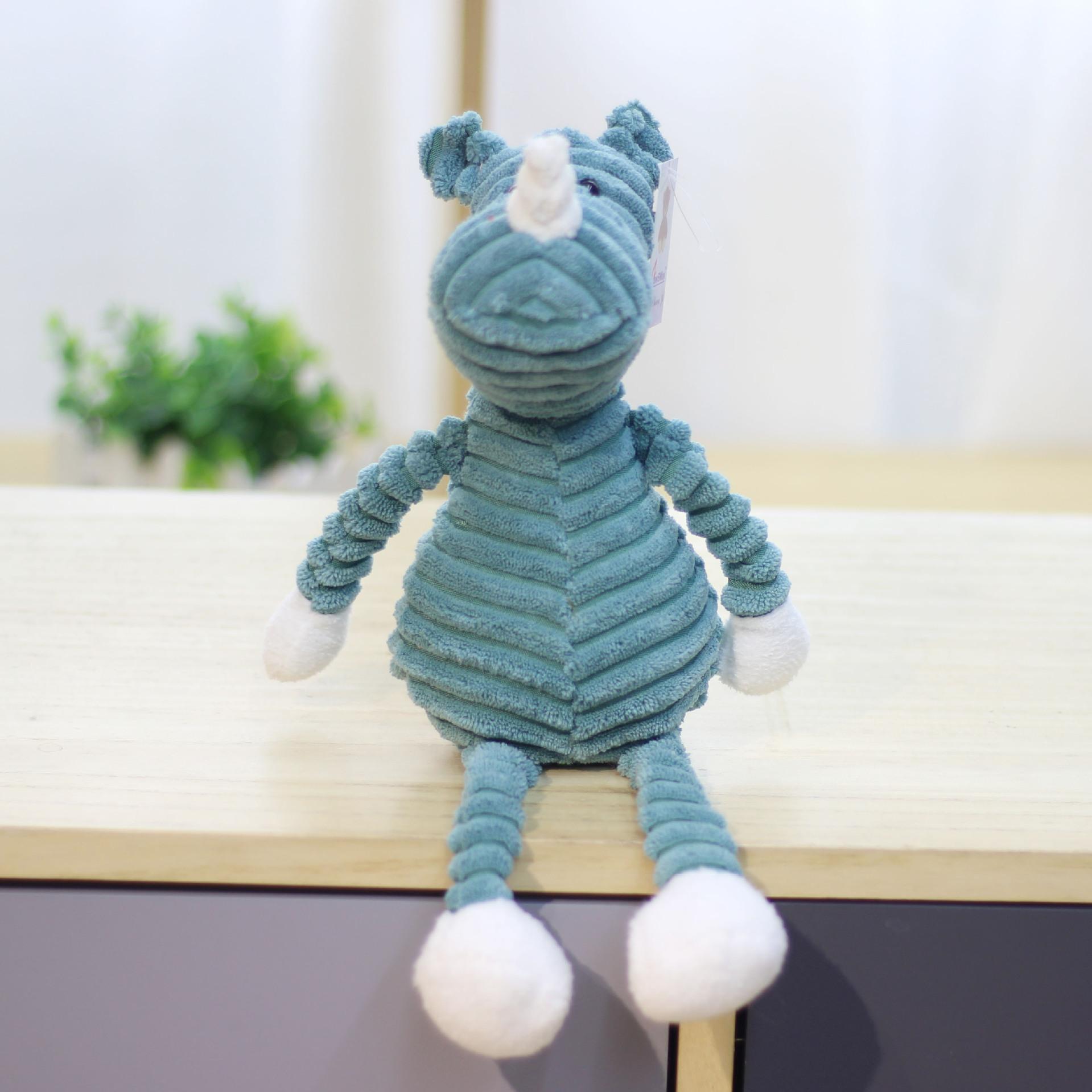 

Filling Animal Monkey Cartoon Plush Toy Pendant Home Decoration Gift Pillow Rhino,42cm/16.54in