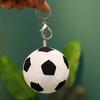 Plush Soccer Ball Keychain Stuffed Football Keychain Sports Ball Key Ring Backpack Keychain