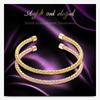 Personalisierte Retro Offene Manschettenarmband aus Edelstahl 4MM