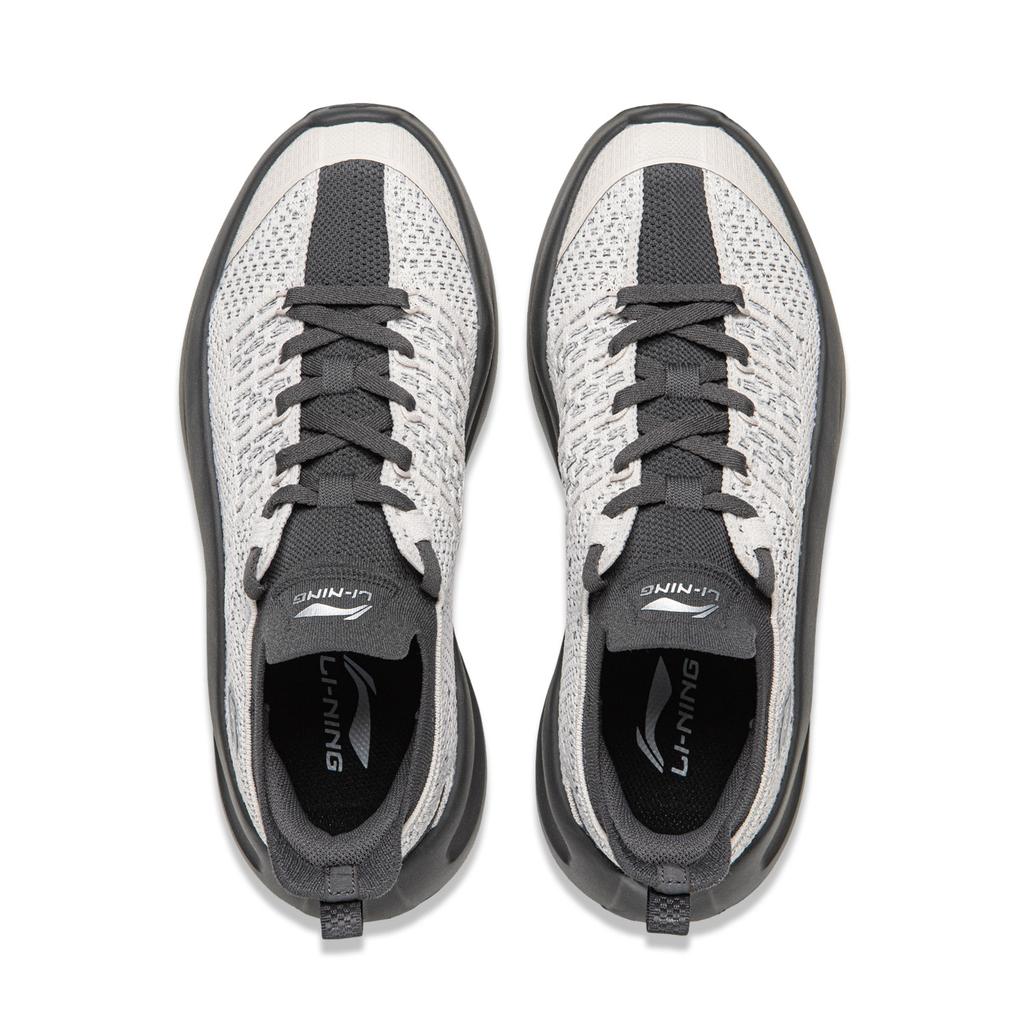 Li Ning Cloud Wave Slip On Cushioning Slip Resistant Abrasion Resistant Lightweight Low top Casual Shoes Women's AGLW052-5