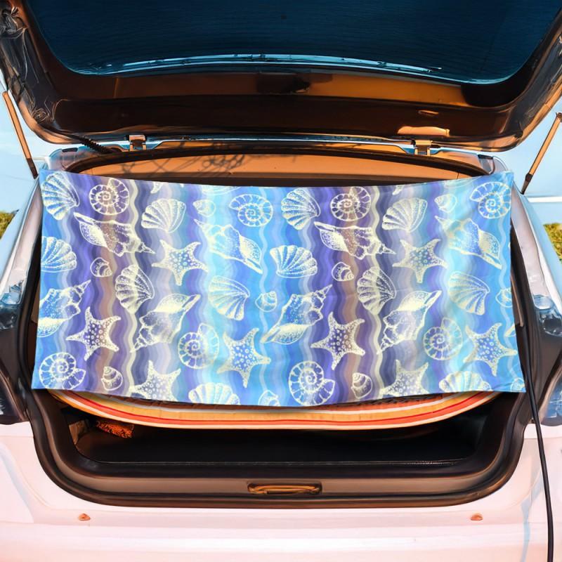 Magnetic Fastening Microfiber Beach Towel Quick Dry Sandproof Large Size Pool Swimming Outdoor Travel Gym Surfing Privacy Changing