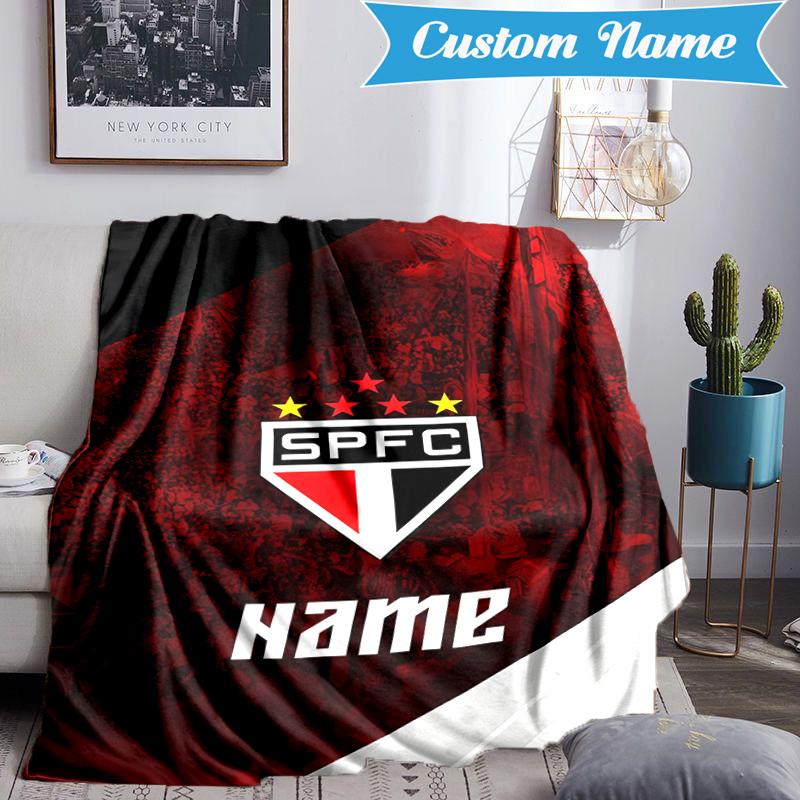 Custom Name SPFC Team Spirit Blanket Lightweight Ideal Bedding Blanket Perfect for Travel, Camping, Living Rooms, Sofas, Christmas Gift