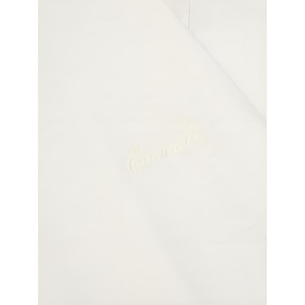 Fear of God Essentials Embroidered Essential Tee Ivory Men Tops Cream 125HO254282F