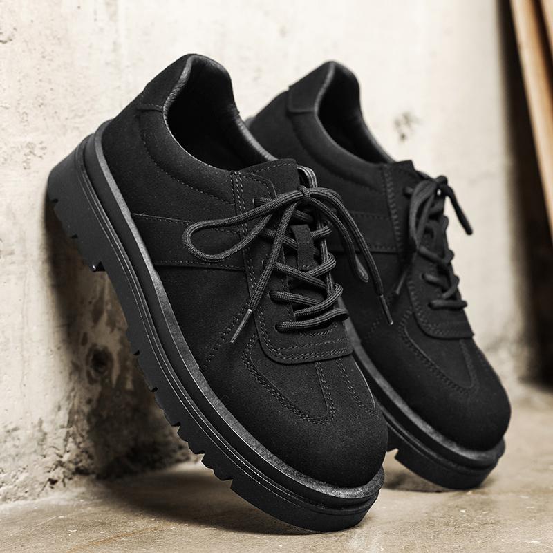 Fashion Spring Men's Casual Shoes Platform Suede Loafers Fashion British Business Brand Versatile Work Shoes Large Size 39-46 Zapatillas