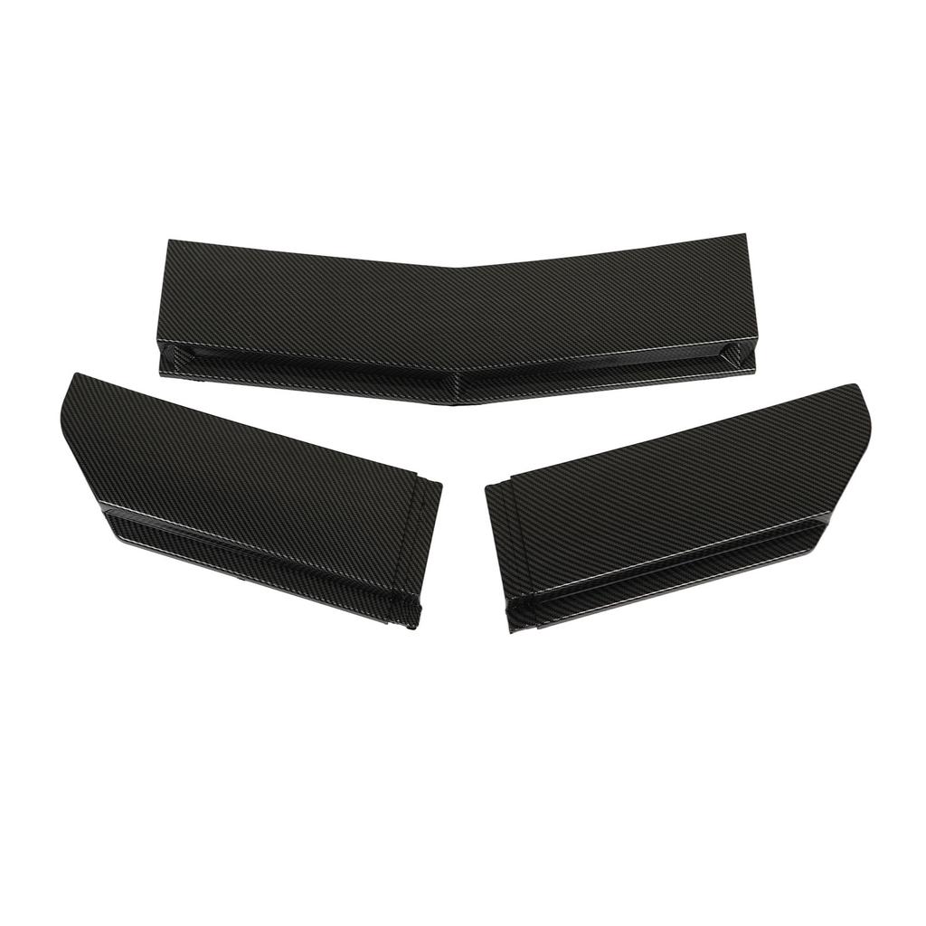 5Pcs Front Bumper Spoiler Splitter 110 to 140cm   Car Lip Body Kit for Modification