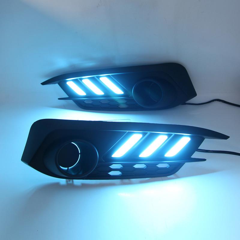 17-Model Honda New Civic LED Daytime Running Lights: Tenth Gen Mustang-Style, 3-Color Flowing Design