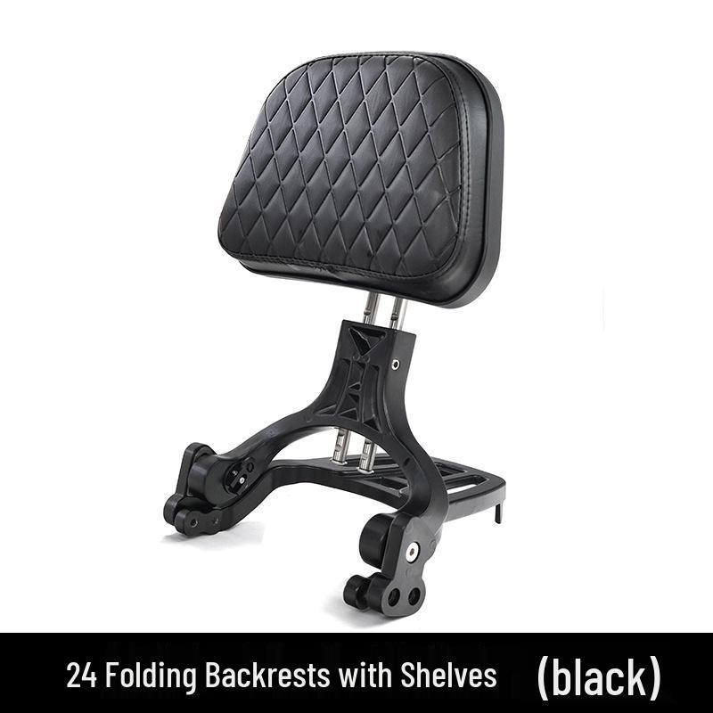 Retro Rear Backrest & Anti-Fall Guard for Qianjiang Flash 300S Motorcycle