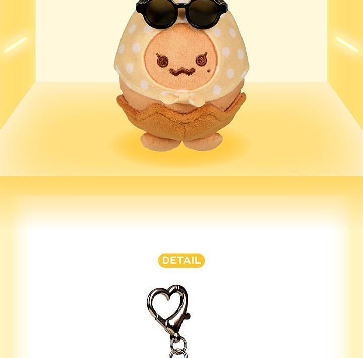 (TAENGGEU PUPPE - GEBACKENES EI ver. / MAGNET PUPPEN SCHLÜSSELANHÄNGER) TAEYEON von Girls' Generation (SNSD) [TAENG-GEU-RU-RU] 2025 TAENG-GEU MD