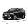 1/64 Lexus LX600 Miniaturmodell JKM Premium SUV Spielzeugauto Fahrzeug Freilaufräder Druckguss Zinklegierung Metall Sammlung Geschenk