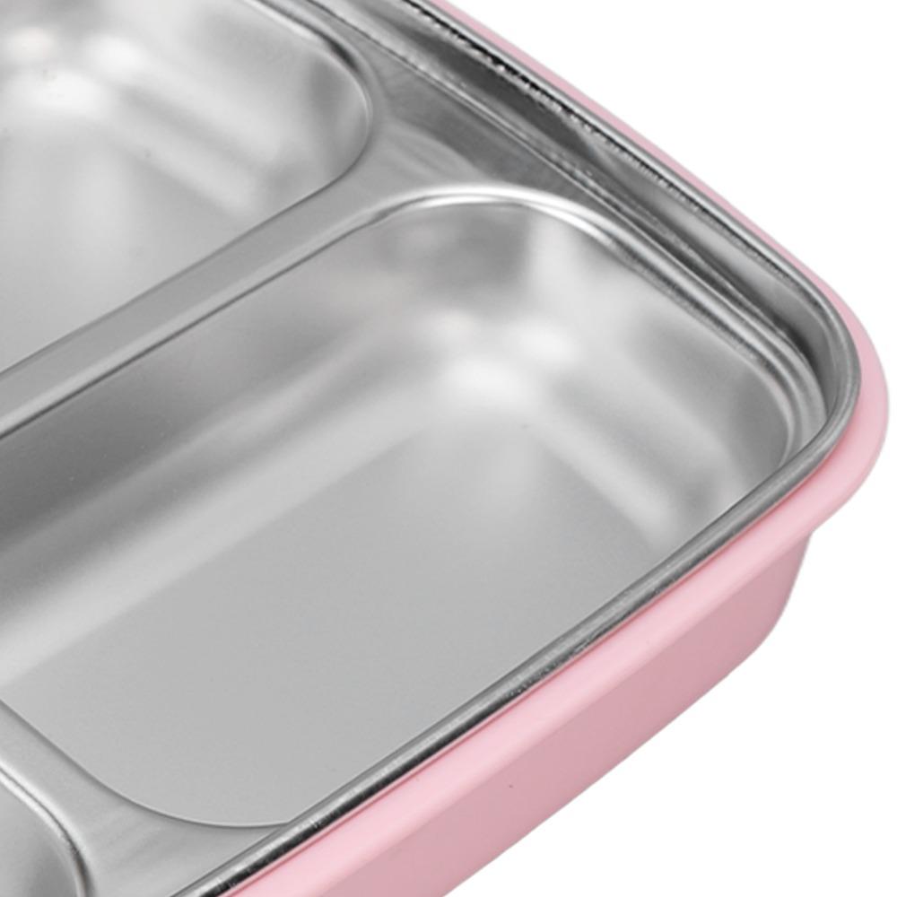 1.2L Leakproof Lunch Box 304 Stainless Steel Bento Lunch Box Cute Insulated Lunch Box  For Office