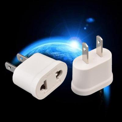 Us Plug To Eu Plug kulatý a plochý Konverzní zásuvka pro dvouúčelovou zástrčku