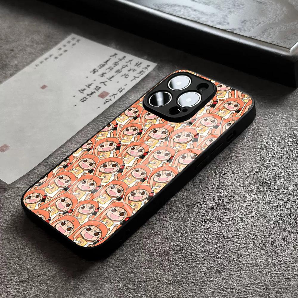 Himouto Umaru Chan Phone Case For IPhone 16 Pro Max 15 Plus 14 Pro 12 11 13 Mini X XR XS Max 8 7 Plus SE Glass Cover