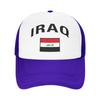 Iraq Flag Proud Iraqi Mesh Baseball Caps Adult Sport Trucker Worker Cap  Hats Breathable Summer Trucker Hat