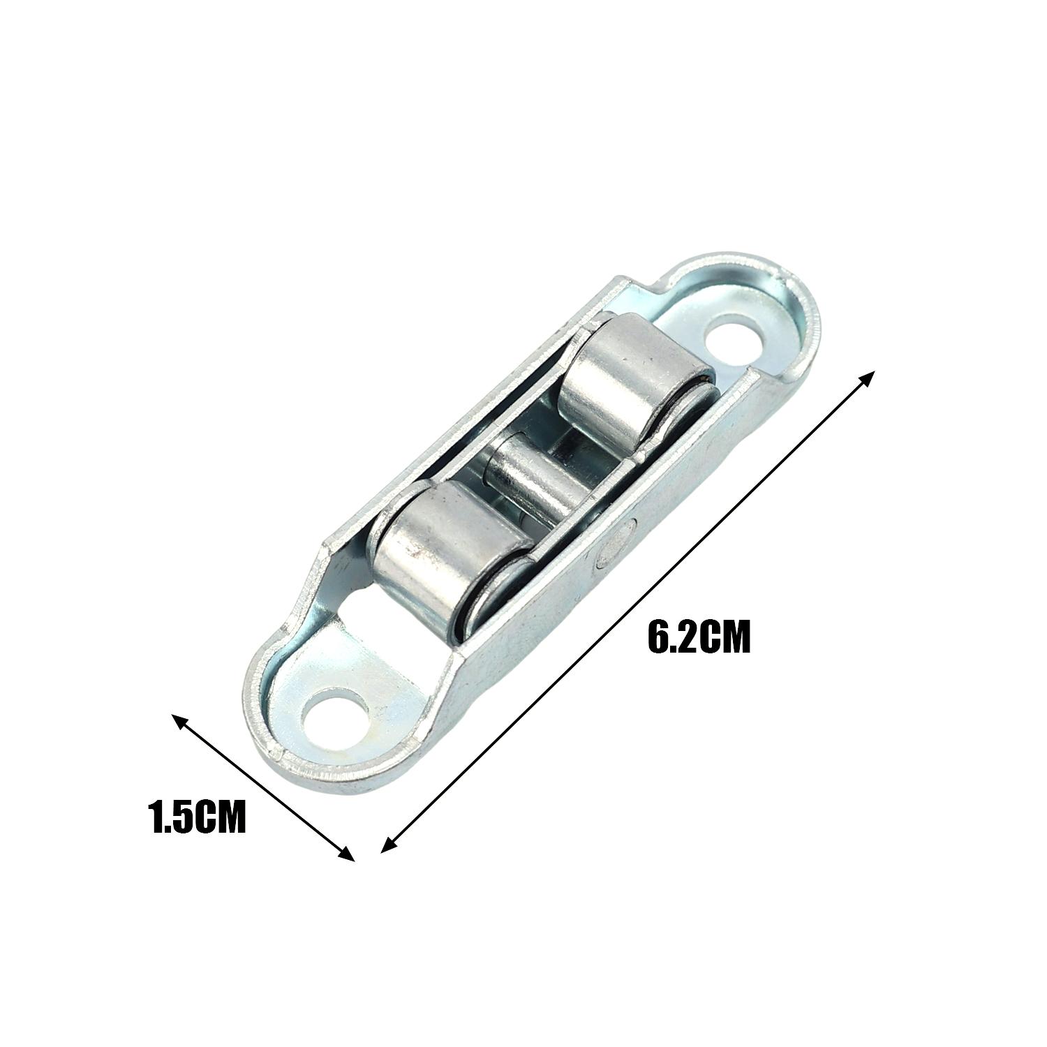 

1-10pcs Window Pulleys Silent Bearing Fitting Tools Zinc Alloy Wheels U Groove Heavy Duty Sliding Door Roller Track Hardware