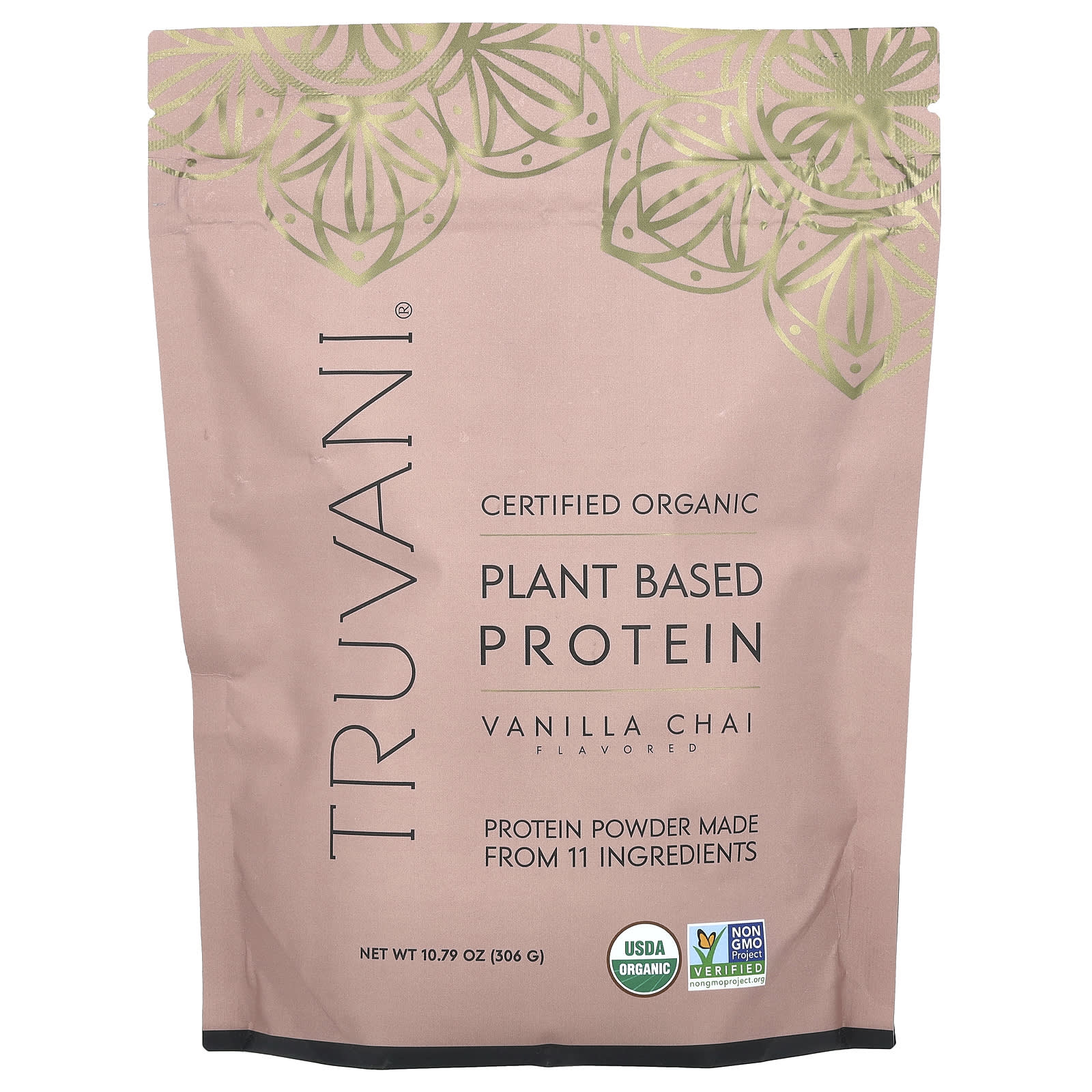 

Truvani, Plant Protein, Vanilla Chai, 10.79 oz (306 g)