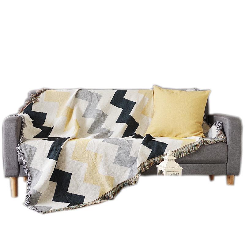 Simple Modern Outdoor Camping Picnic Blanket Soft Comfortable Sofa Towel Full Coverage for Office Cozy Companion