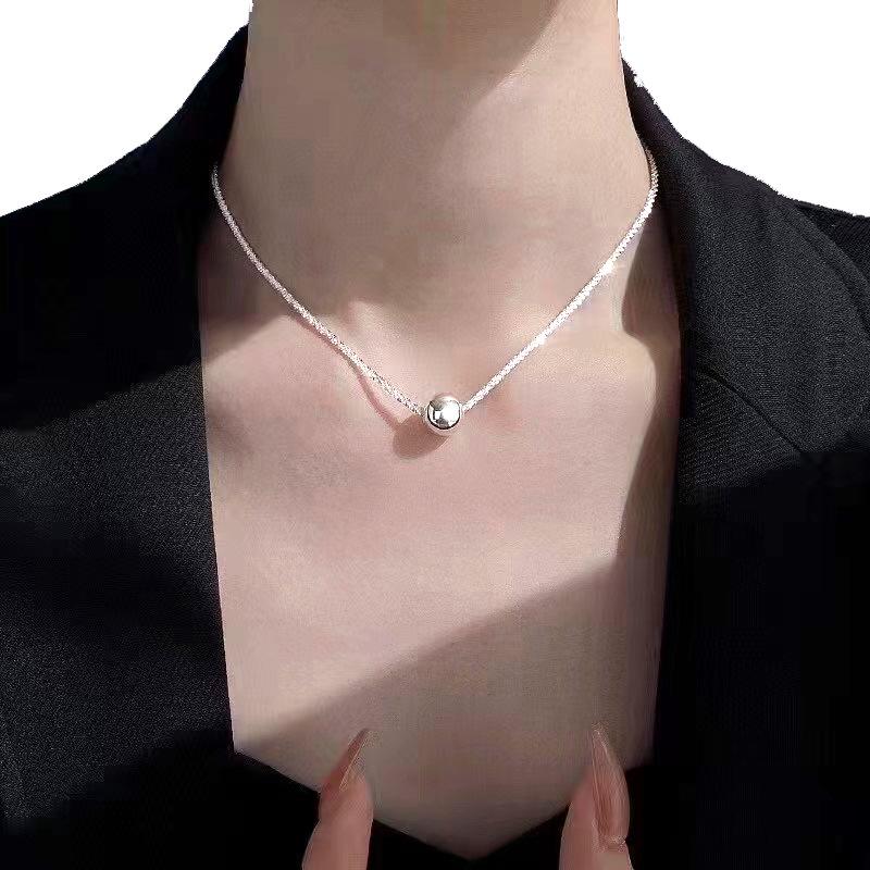 

S925 Silver Starry Sky Pendant Necklace - Women s Fashion Jewelry