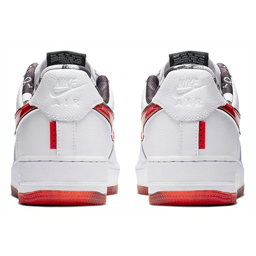 Nike Air Force 1 07 LV8 'White Red' (Unisex) White / Red Skate Shoes CJ2826 178