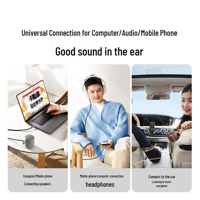 UGREEN AUX Audio Cable 3.5mm Male to Male