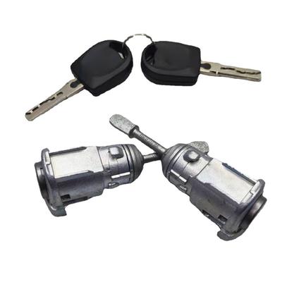 Easy Installation Door Lock Cylinder Key High Compatibility Metal Construction Non-deformation Design Automotive Lock