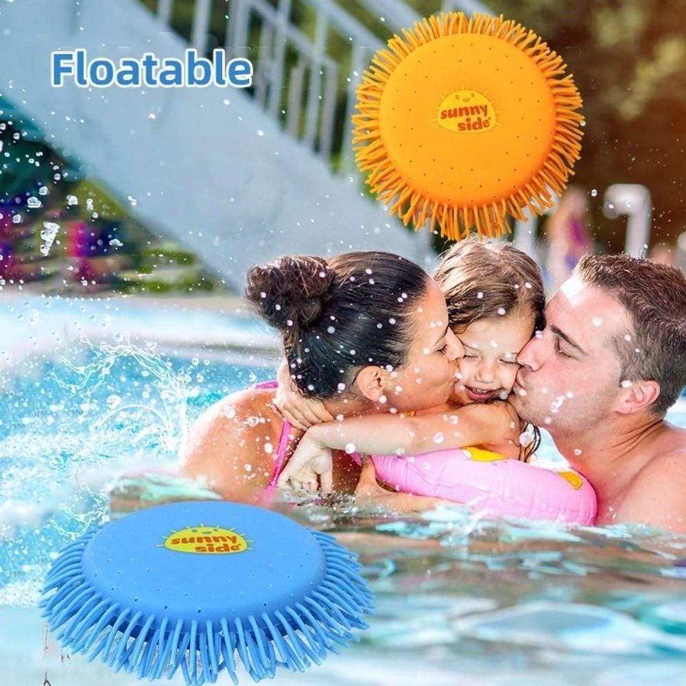 Stress Relieving Soft Flying Saucer Floatable Outdoor Flying Disc Stress Disc Beach Activities