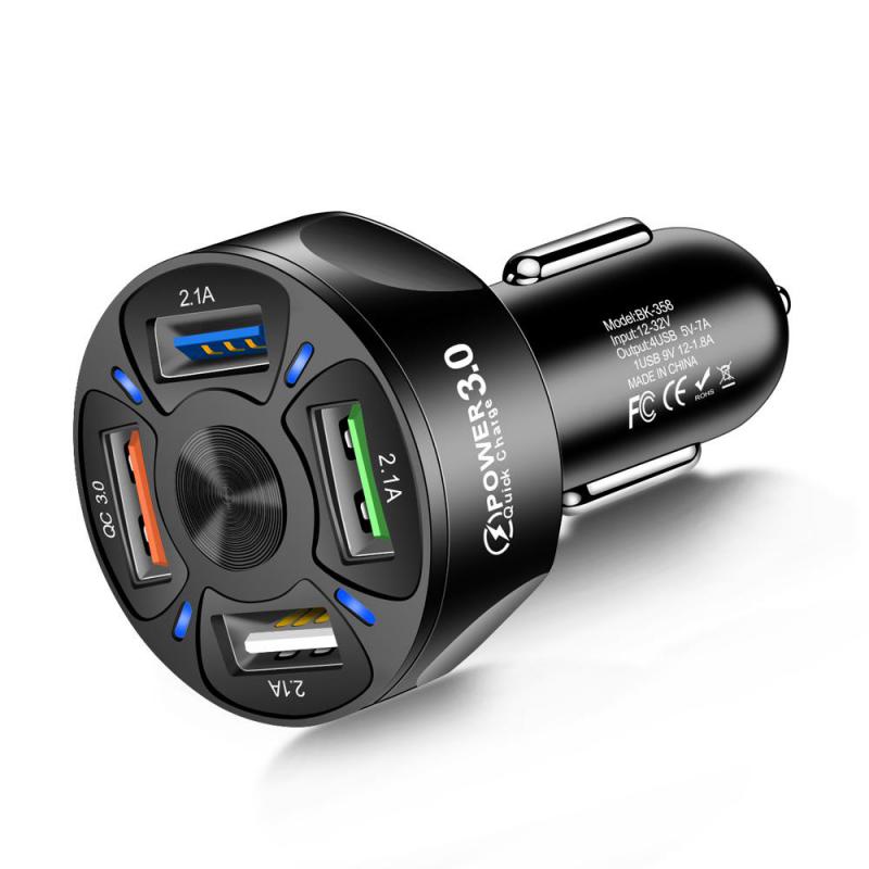 Port USB QC 3.0 Fast Car Charger For Cell Phone Fast Charging Car Accessories Car Interior Parts Car Products Tools Charging