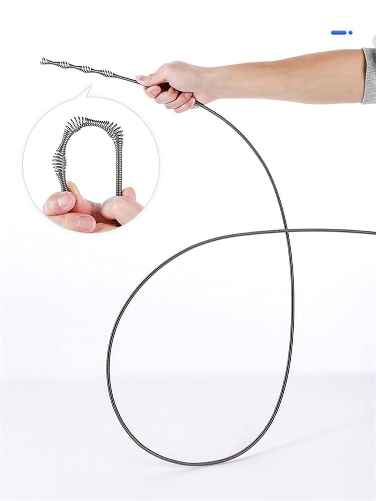 Toilet Sink Drain Unblocker Sewer Pipe Plunger Dredge 3/5/7 Meters Handheld Extendable Bathroom Kitchen Cleaning Tools