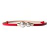 Premium Belt Women's Fine Decorative Skirt Versatile Pearl Buckle Women's Suit Small Belt