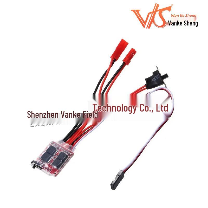 Switchable Brake/No-Brake 10A/20A/30A Bidirectional Brushed ESC for RC Cars & Boats