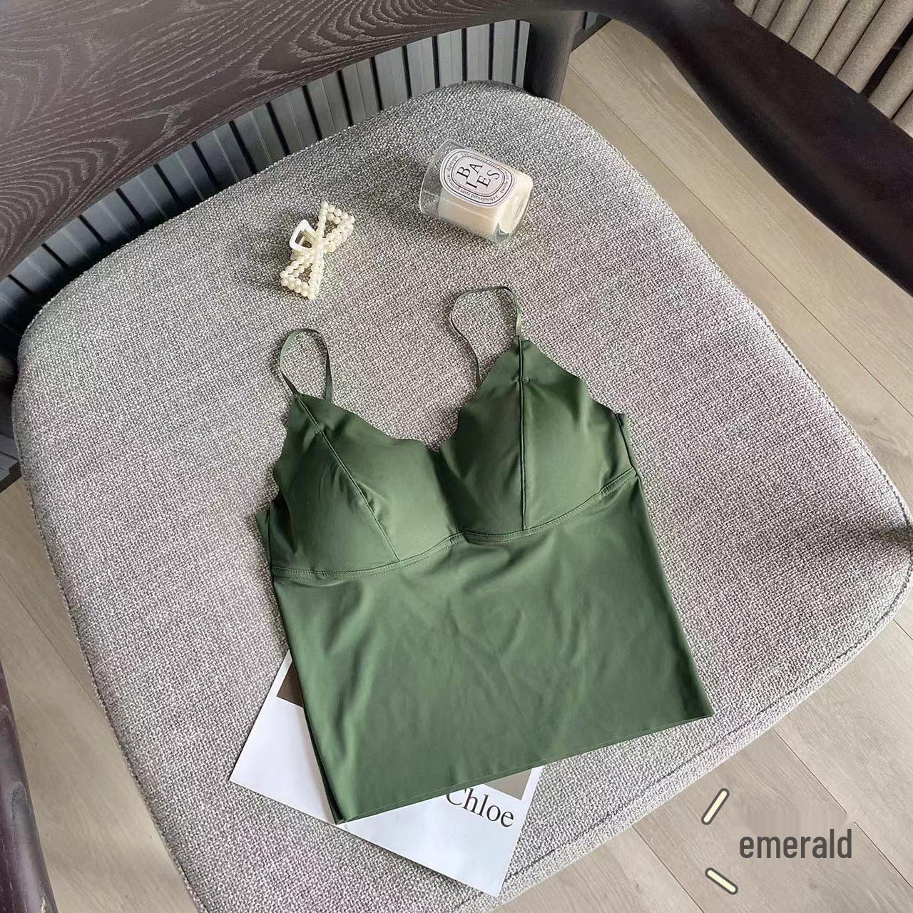 Special Offer: Ice Silk Backless Seamless Latex Push-Up Bra - Strappy Tank Top Bandeau Style 2840 One Size: 75-135 Jin