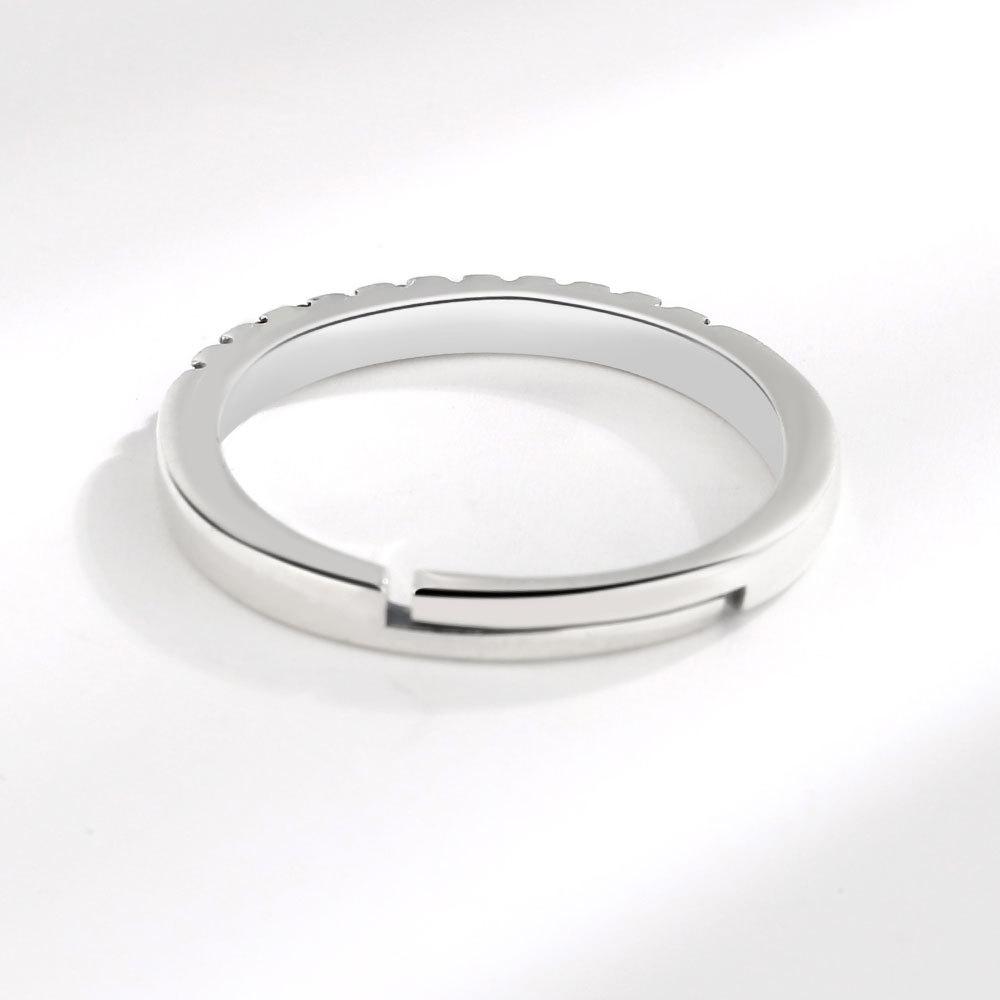 S925 Silver Rainbow Zircon Ring For Women Light Luxury Niche Colorful Band Fashion Jewelry Gift