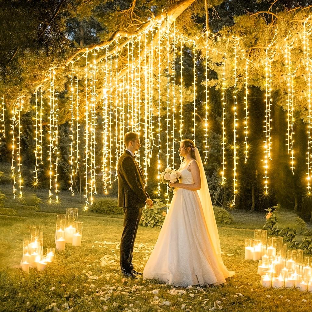 10/20/40/80 LEDS Battery Warm White Christmas Garland String Fairy Light for Bedroom Wedding Party Xmas New Year Valentine Decor