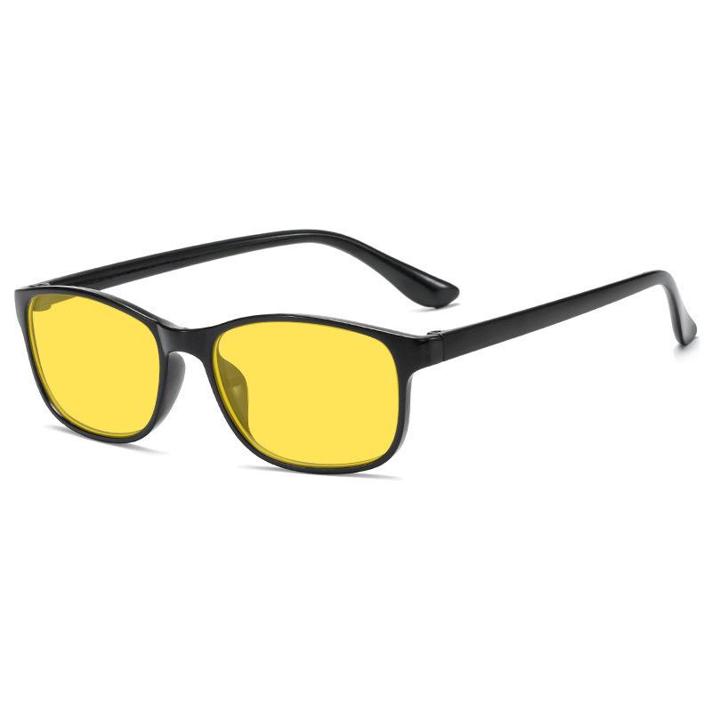Ultra-light Black-framed Night Vision Anti-blue Light Glasses Play Computer Competitive Games Eye Protection Optical Eyeglasses