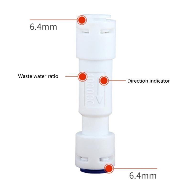RO-System Flow Restrictor 1/4inch Quick Connects Fitting 150/300/450/600/1000cc