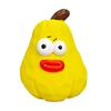 Boredom Relief Pet Toy Squeaky Pear Dog Toy, Latex Chew Anxiety Interactive Fetch Teeth Cleaning for Aggressive Chewers Durable Teething