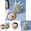 Lustige Rick-und-Morty-Professor-PVC-Maske für Halloween-Cosplay