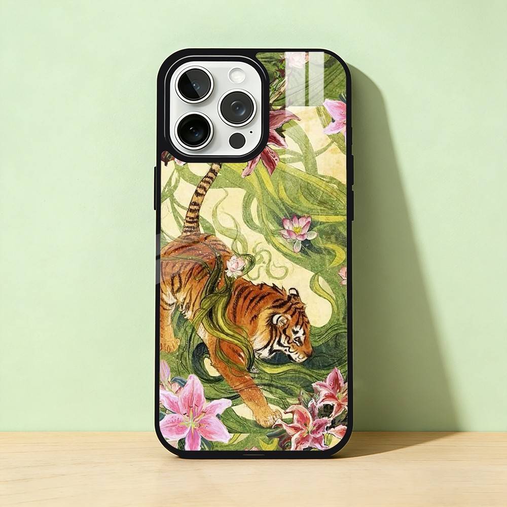 

AAA tiger poster Phone Case For iPhone 17,16,15,14,13,12,11,Pro Max,Plus Candy Silver Cover iPhone15promax