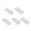 5pcs Transparent DIY Neck Mask Mold Reusable Neck Patch Tray for Facial Mask Maker