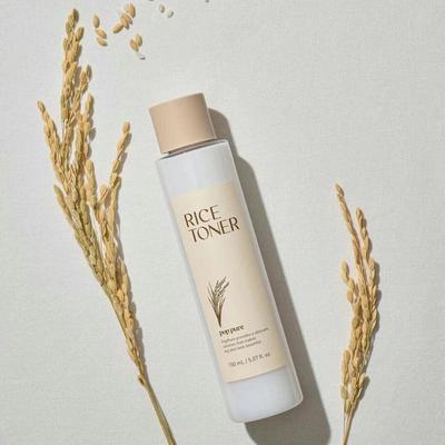 POP PURE Rice Toner 150 Ml, Brightening, Nourishing, Soothing, Hydrating, Moisturizing, Korean Cosmetics, Kbeauty, Sample