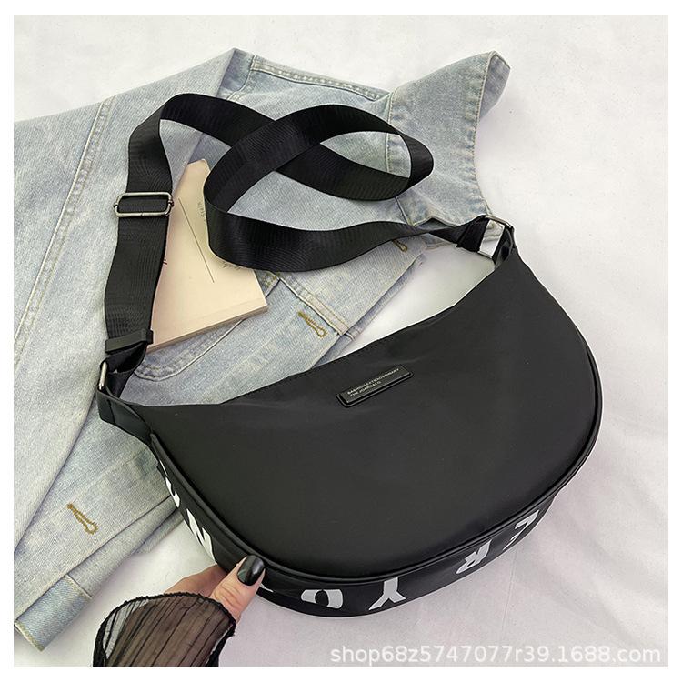 

Casual new spring and summer women s bags crossbody waterproof Oxford cloth shoulder bags women s dumplings versatile fashion simple