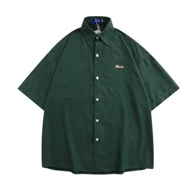 Vêtements d'été pour hommes style américain y2k vintage chemises à manches courtes hauts décontractés blouse streetwear t-shirts pour hommes