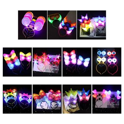 Adult LED Hairband Multiple Shape Hairband Stage Performances Teens Hair Hoop