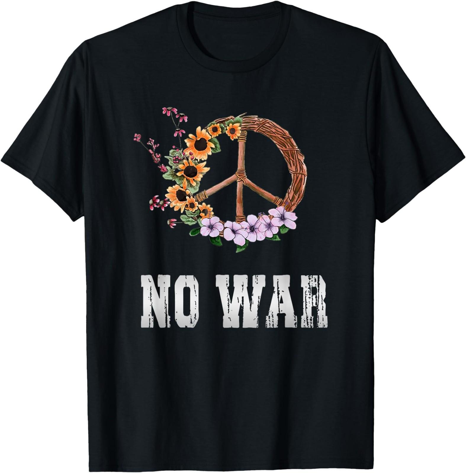 No War, Peace, Antiwar, No War T-Shirt S