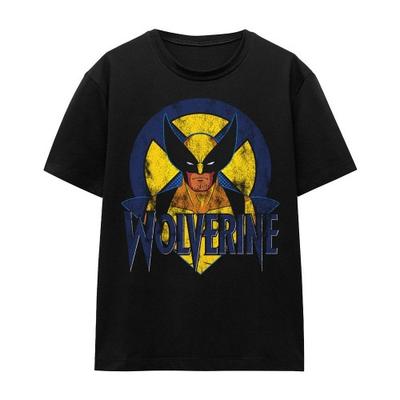 Marvel Unisex Adult X-Men Wolverine Retro T-Shirt