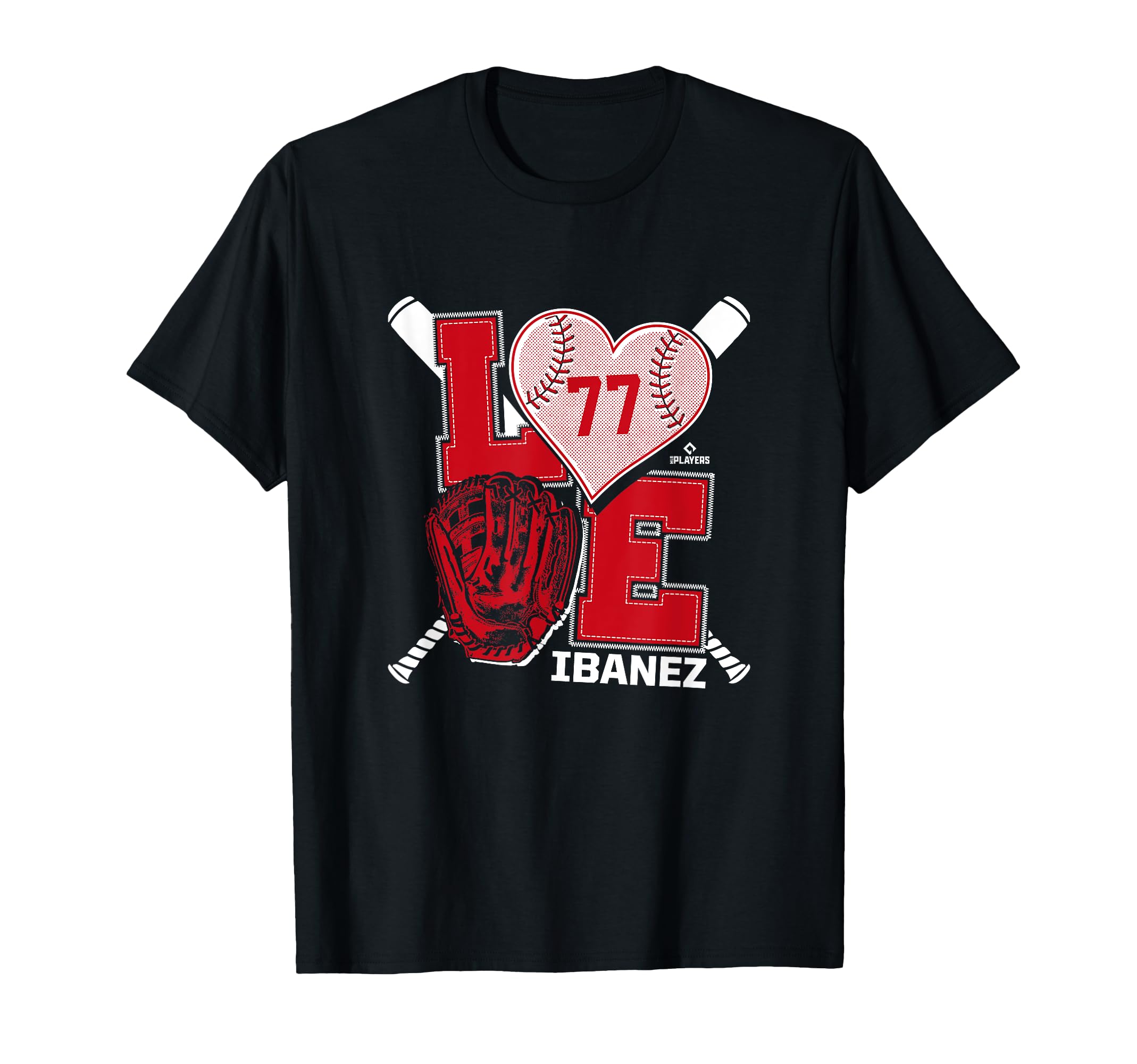 

Andy Ibanez Is LOVE Texas Baseball Fan Valentine s Day T-Shirt
