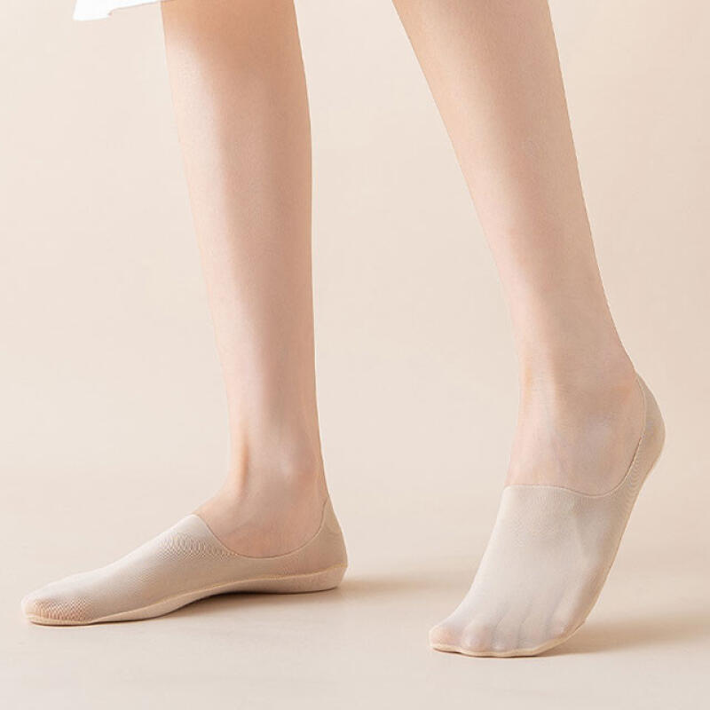 fake067_Nude Transparent Fake Socks