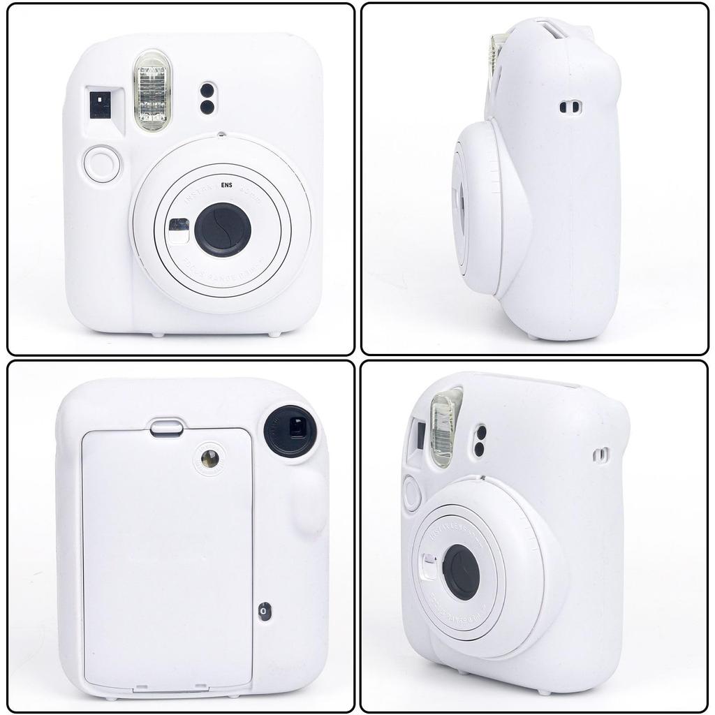 This Protective Camera Case Is Compatible with the Fujifilm Instax Mini 12 Instant Camera and Features a Custom Soft Silicone Offering Compact and